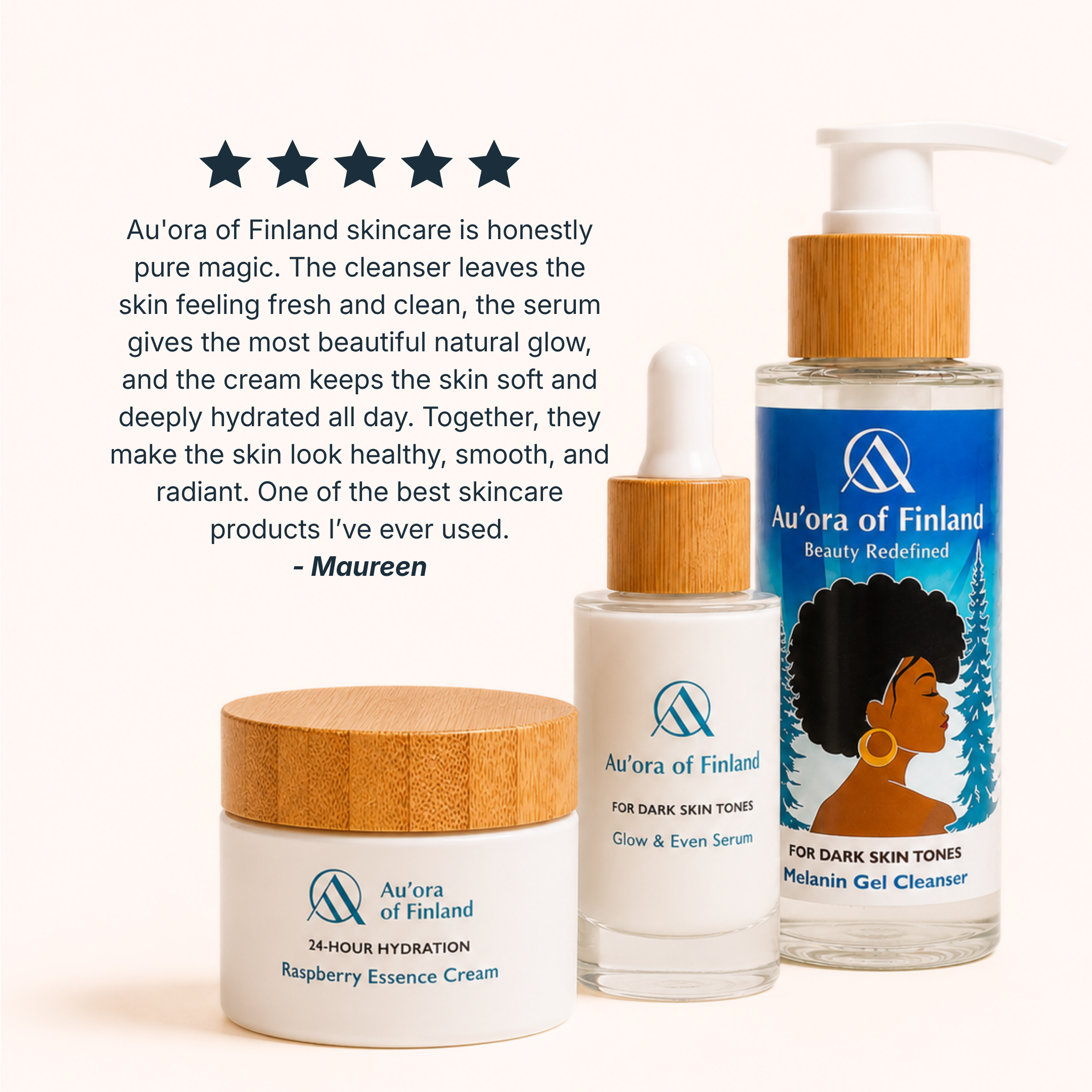 Face Therapy set (Cleanser Gel 100ml, Moisturizer 50ml, Serum 30ml)