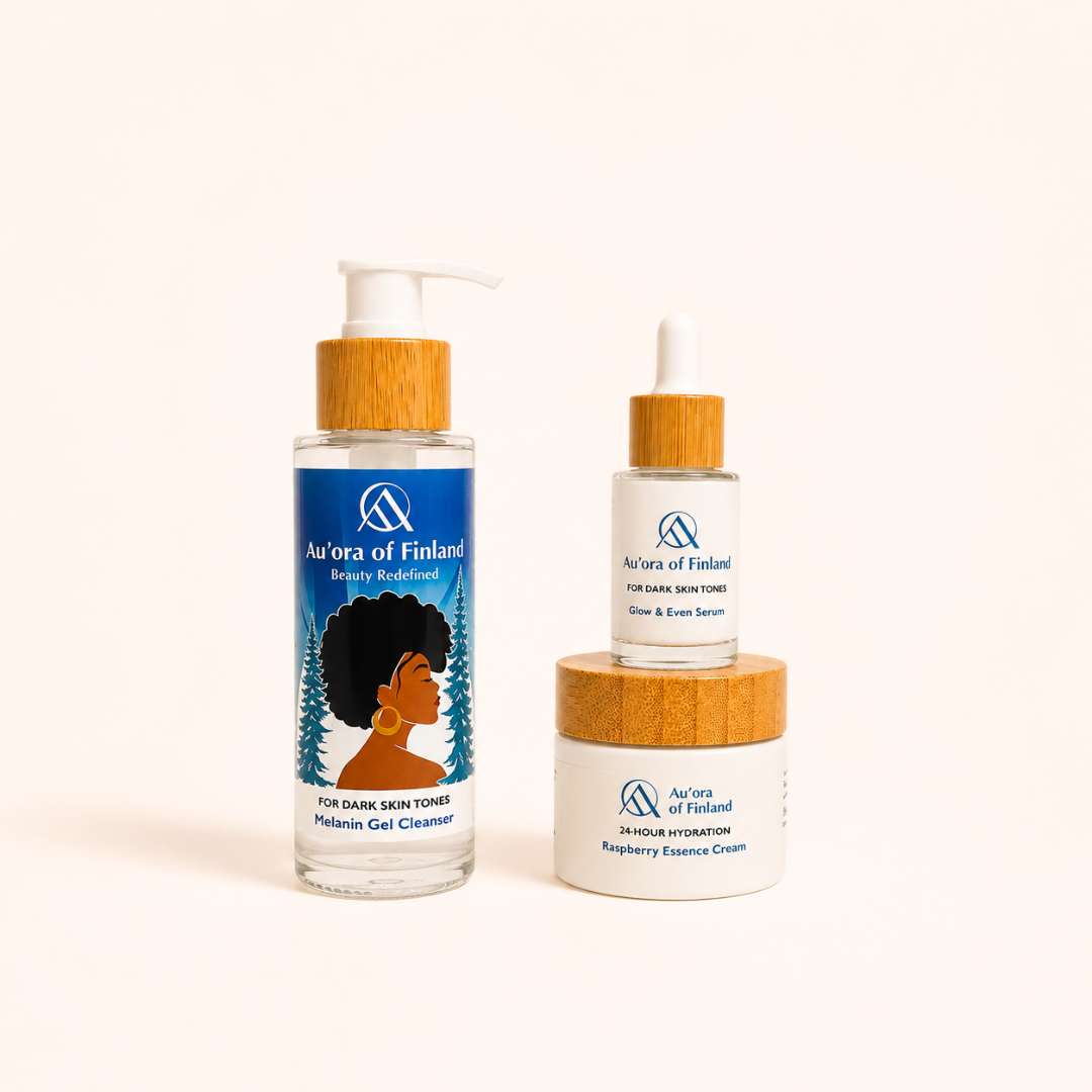 Full Au'ora Set: Cleanser, Moisturizer & Serum – Au'ora of Finland Oy