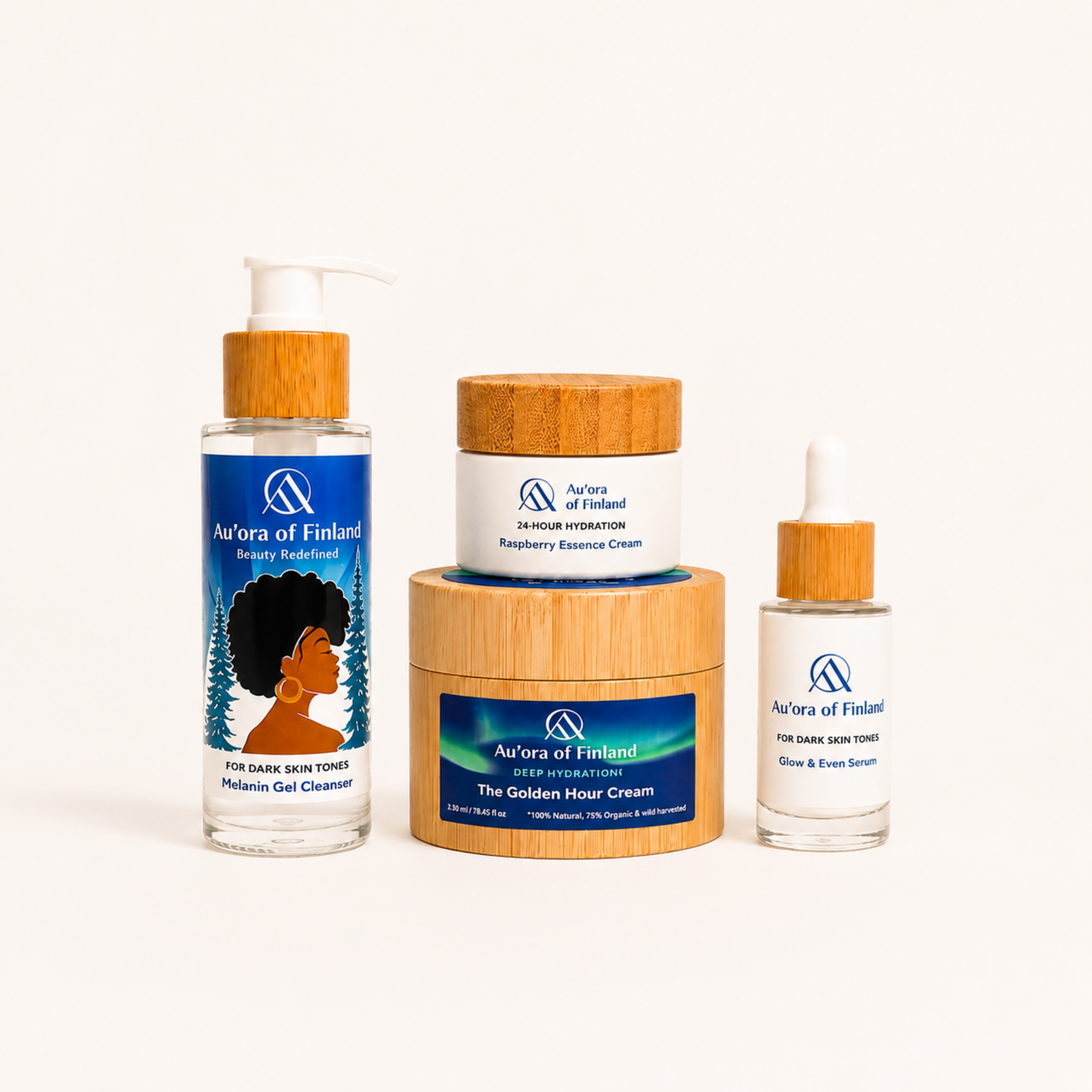 Whole Package (Includes: Body Cream 250ml, Cleanser 100ml, Moisturizer 50ml and Serum 30ml)