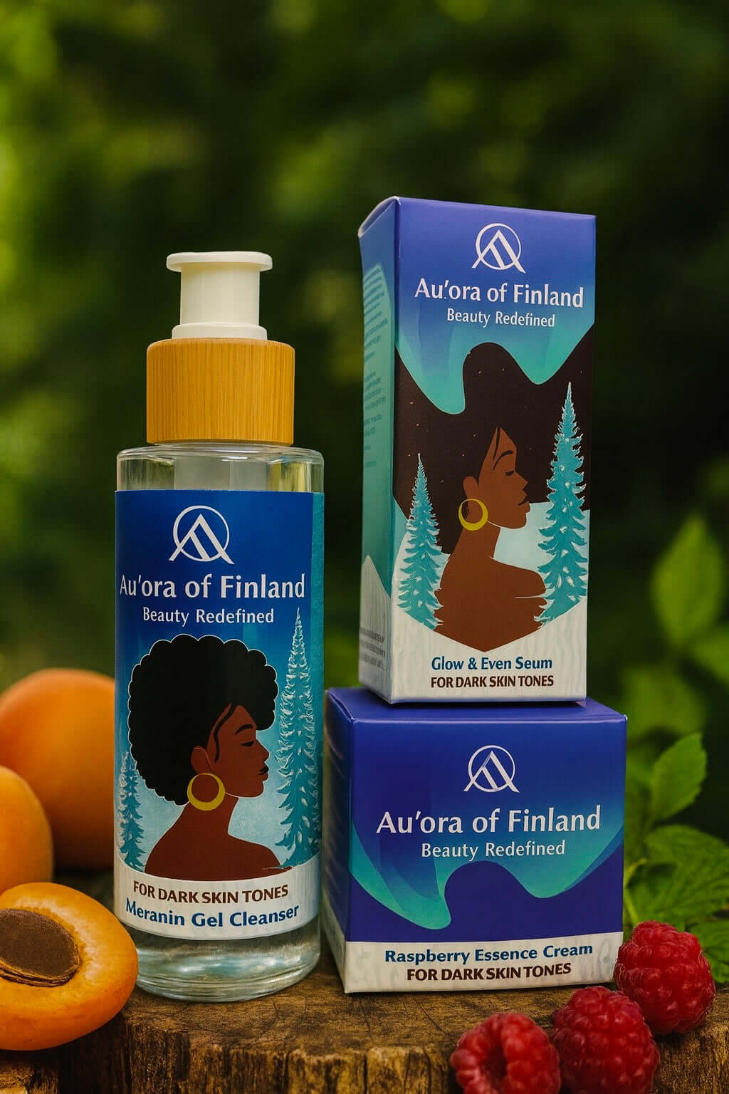 Full Au'ora set (Cleanser Gel 100ml, Moisturizer 50ml, Serum 30ml)Cosmetic Sets